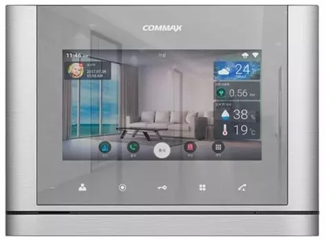 Видеодомофон COMMAX CIOT-700ML D-SIL IP, цвет Темно-Серебристый