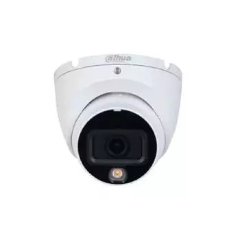 Видеокамера Dahua DH-HAC-HDW1500TLMP-IL-A-0280B-S2 уличная купольная HDCVI с интеллектуальной двойной подсветкой 5Мп; CMOS; объектив 2.8мм