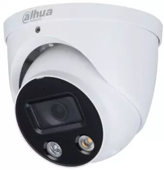 Видеокамера Dahua DH-IPC-HDW3449HP-AS-PV-0280B уличная купольная IP Full-color с ИИ и активным сдерживанием 4Мп; 1/2.7" CMOS; объектив 2.8мм