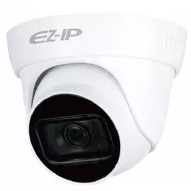 Видеокамера EZ-IP EZ-HAC-T5B20P-A-0280B 1/2.7" 2Мп КМОП, Звук с передачей по коаксиалу,25к/с при 1080P, 25к/с при 720P, 2.8мм фиксированный объектив,