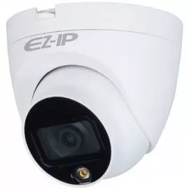 Видеокамера EZ-IP EZ-HAC-T6B20P-LED-0280B 1/2.8" 2Мп КМОП, 25к/с при 1080P, 25к/с при 720P, 2.8мм объектив, Full Color, 20м LED, ICR, OSD, 4в1(CVI/TVI