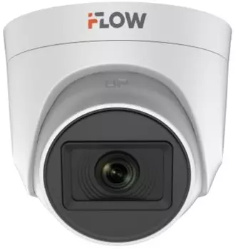 Видеокамера HD-TVI iFlow F-AC-1321(2.8mm) 2Мп внутренняя купольная с ИК-подсветкой до 20м, CMOS, объектив 2.8мм, угол обзора 102°