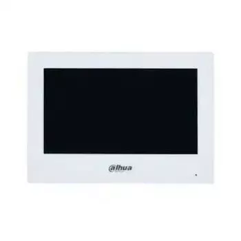 Видеодомофон Dahua DHI-VTH2621GW-P IP 7 дюймовый, белый 1024x600 разрешение, ёмкостной сенсорный экран