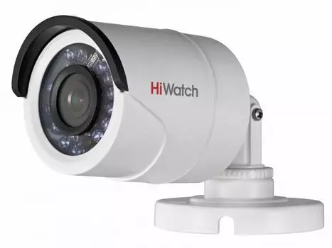 Видеокамера HiWatch DS-T200 (2.8 mm) 2Мп уличная цилиндрическая HD-TVI с ИК-подсветкой до 20м, 1/2.
