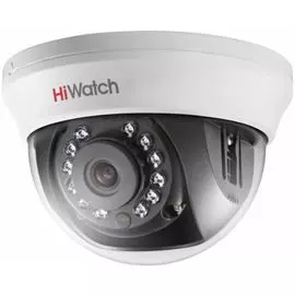 Видеокамера HiWatch DS-T201(B) (6 mm) 2Мп внутренняя купольная с ИК-подсветкой до 20м 1/2.7" CMOS матрица; объектив 6мм