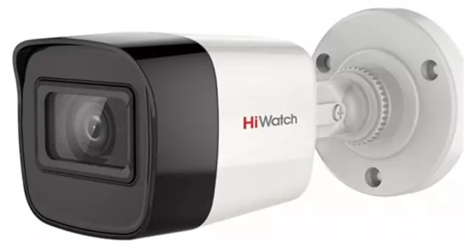 Видеокамера HiWatch DS-T280(B)(2.8mm) уличная цилиндрическая аналоговая, 1920х1080, 2 Мп, CMOS, до 20 м, IP66