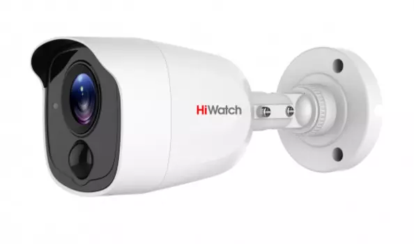 Видеокамера HiWatch DS-T510(B) (УЦЕНЕННЫЙ) 5Мп уличная цилиндрическая HD-TVI с EXIR-подсветкой до 20м и PIR 1/2,5'' CMOS матрица, объектив 3.6мм, Б/У,