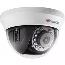 Видеокамера HiWatch DS-T591(C) 5Мп внутренняя купольная HD-TVI с ИК-подсветкой до 20м, объектив 2.8м