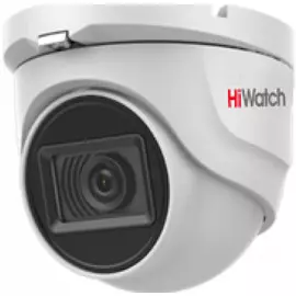 Видеокамера HiWatch DS-T803(B) (3.6 mm) 8Мп уличная HD-TVI с EXIR-подсветкой до 30м 1/2" CMOS матрица; объектив 3.6мм; угол обзора 79°