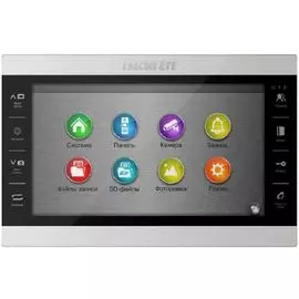 Видеодомофон Falcon Eye Atlas Plus HD (Black) VZ MHD c поддержкой 1080P адаптированный для работы с координатными подъездными домофонами: дисплей 10"