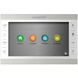 Видеодомофон Falcon Eye Atlas Plus HD (White) MHD c поддержкой 1080P: дисплей 10" TFT; сенсорные кнопки