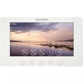 Видеодомофон Falcon Eye Cosmo HD Plus VZ дисплей 7" TFT; поддержкой форматов AHD, CVI, TVI (1080р/720p) или CVBS; сенсорные кнопки; графическое меню