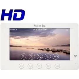 Видеодомофон Falcon Eye Cosmo HD Wi-Fi дисплей 7" TFT; поддержкой форматов AHD, CVI, TVI (1080р/720p) или CVBS; сенсорные кнопки