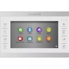 Видеодомофон Falcon Eye FE-70 ATLAS HD цветной 7" TFT LCD; сенсорные кнопки; 4-х проводной, подключение: до 2-х вызывных панелей и до 2-х видеокамер;