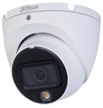 Видеокамера IP Dahua DH-IPC-HDW1239TP-A-LED-0360B-S5 уличная купольная Full-color 2Мп; 1/2.8” CMOS;