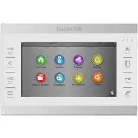 Видеодомофон Falcon Eye FE-70 ATLAS HD (White) VZ MHD адаптированный для работы с координатными подъездными домофонами: дисплей 7" TFT; сенсорные кноп
