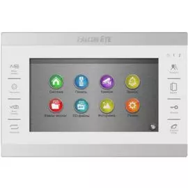 Видеодомофон Falcon Eye FE-70 ATLAS HD (White) XL MHD адаптированный для работы с цифровыми подъездными домофонами: дисплей 7" TFT; сенсорные кнопки