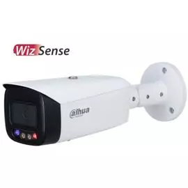 Видеокамера IP Dahua DH-IPC-HFW3449T1P-AS-PV-0280B уличная цилиндрическая Full-color с ИИ и активным сдерживанием 4Мп; 1/2.7” CMOS; объектив 2.8мм; WD