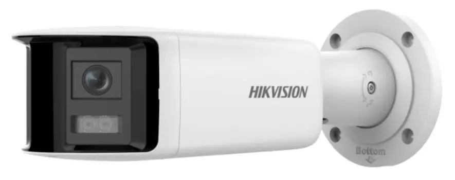 Видеокамера IP HIKVISION DS-2CD2T47G2P-LSU/SL(2.8mm)(C) 4Мп уличная панорамная с LED-подсветкой до 4