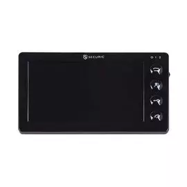 Видеодомофон SECURIC AC-335 45-0335 цветной, 7" формата AHD, с детектором движения, функцией фото- и видеозаписи, черный