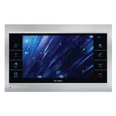 Видеодомофон Slinex SL-10IP Silver+Black цветной, TFT LCD 10.1" 16:9 (1024×600), подключение 2-х вы