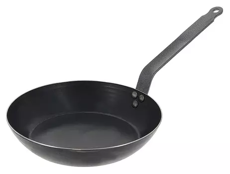 Сковорода d35см h6см голубая сталь серия OUTDOOR De Buyer 5400.36