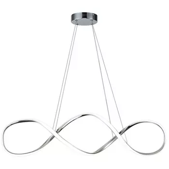 Подвесная люстра (+ночной режим) с пультом Escada Knot 10236/1 LED*60W Chrome