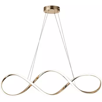 Подвесная люстра (+ночной режим) с пультом Escada Knot 10236/1 LED*60W Gold