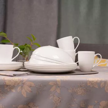 Набор обеденный Zapel Table Blanche 16 предметов на 4 пeрсоны