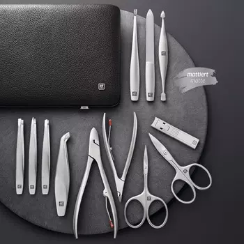 Набор маникюрный Zwilling Twinox 12 предметов, черный