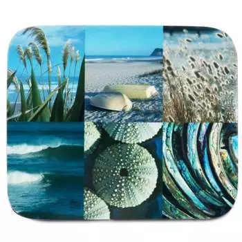 Набор подставок под посуду Jason COASTAL SNAPSHOT COASTERS 11,5x9,5 см, 6 шт