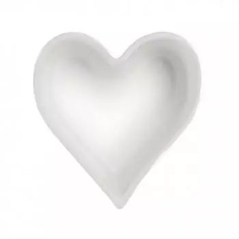 Набор салатников в форме сердца Asa Selection White Shine 12x12,5см, шт