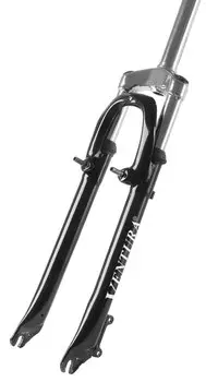 Вилка велосипедная VENTURA BLAST, 27,5"х1 1/8", 240 мм, пружинно-эластомерная, V-Brake, 5-396014