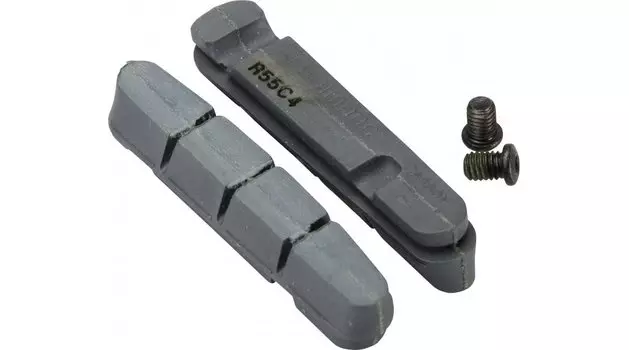 Вкладыш тормозной колодки, шоссейный, SHIMANO R55C4, 2 пары, для карбонового обода, Y8L298072