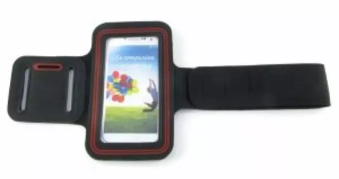 Водозащитный держатель-чехол Vinca, на руку, для Galaxy S3, i9300, чёрный с красным, AM 04 black/red