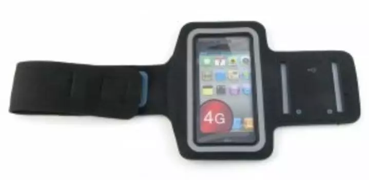 Водозащитный держатель-чехол Vinca на руку для iPhone 4, чёрный, AM 02 black