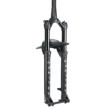 Вилка велосипедная Manitou Machete Comp 27.5", алюминий, ход 120 mm, конусный, 1-1/8"-1.5", Matte Black, 191-36971-A004