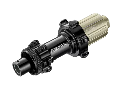 Втулка Bitex для GRAVEL, задняя, под ось 12x142 мм, 28 спиц, CenterLock, BX312R28H-12-142BK_ShAL