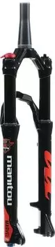 Вилка велосипедная Manitou Marvel PRO, 27.5, 100mm, 1 1/8 - 1.5, HL, BL, AM, матово-черная, 191-29262-A712