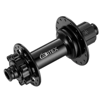 Втулка Bitex, для MTB, DH BOOST, задняя, под ось 12x150мм, 32 спицы, 6 болтов, BX215R32H-12-150STBK_STHG