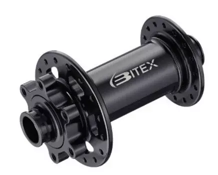 Втулка передняя Bitex BOOST для MTB, под сквозную ось 15 мм, ширина 110 мм, дисковый тормоз, BX211F28H-15-110