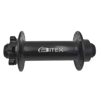 Велосипедная втулка Bitex FB-MTF, передняя, для фэтбайка, 32 спицы, чёрная, FB-MTF15-150BK