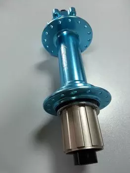 Втулка велосипедная Bitex, задняя, под кассету, для фэтбайка, FB-MTR12-197LBlue_ShimST