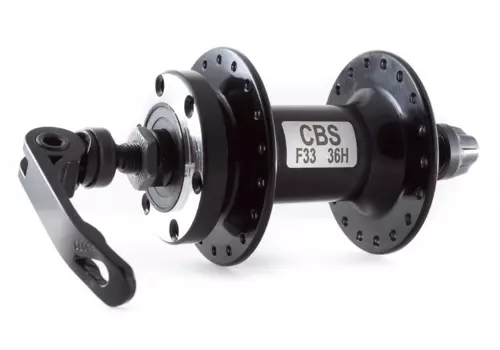 Втулка велосипедная Colt Bikes (CBS) 33 QR, передняя, 36H, под диск, чёрный, эксцентрик, CBHFB208363FDQR