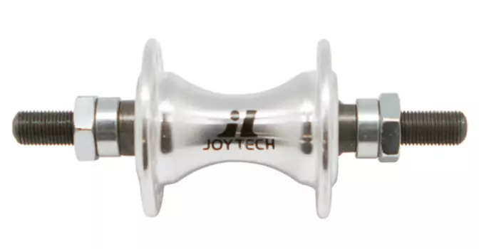 Втулка велосипедная JOY TECH, передняя, 28H, серебристый, A215