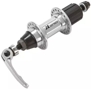 Втулка велосипедная Joytech JY-701DSE, задняя, под кассету, 7 скоростей, 36H, серебристый, LU040450