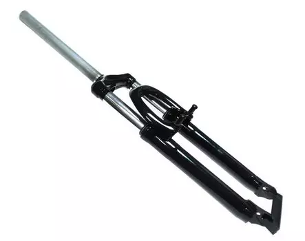 Вилка велосипедная PARTNER, 26", амортизационная, 1-1/8" (28,6), Al, безрезьбовая, шток 260 мм, черный, УТ00019433