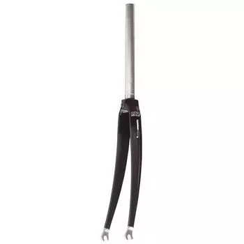 Вилка велосипедная PRO, карбон, 28, изогнутая, 1-1/8", PR101036