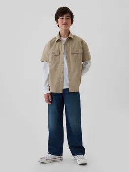 Детские свободные мешковатые джинсы. Gap, синий