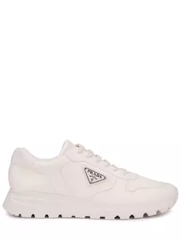 Кроссовки кожаные PRADA